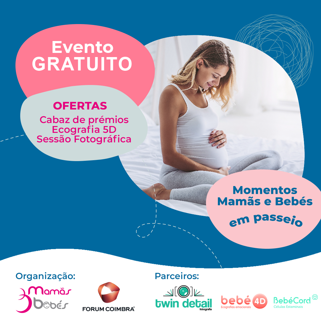 Momentos Mamãs e Bebés em Passeio | Coimbra